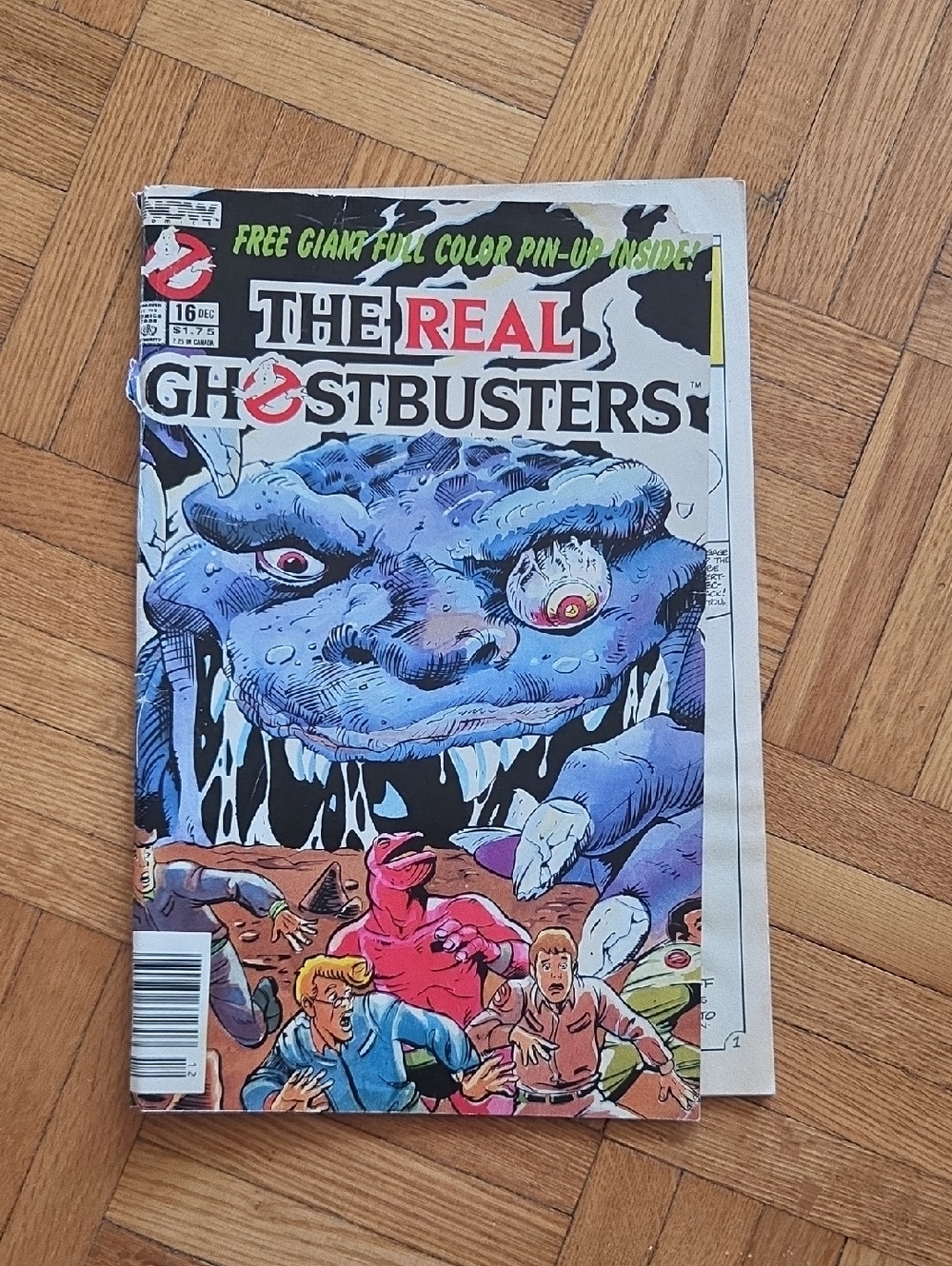 The Real Ghostbusters Comic Book - Blue Cover Monster